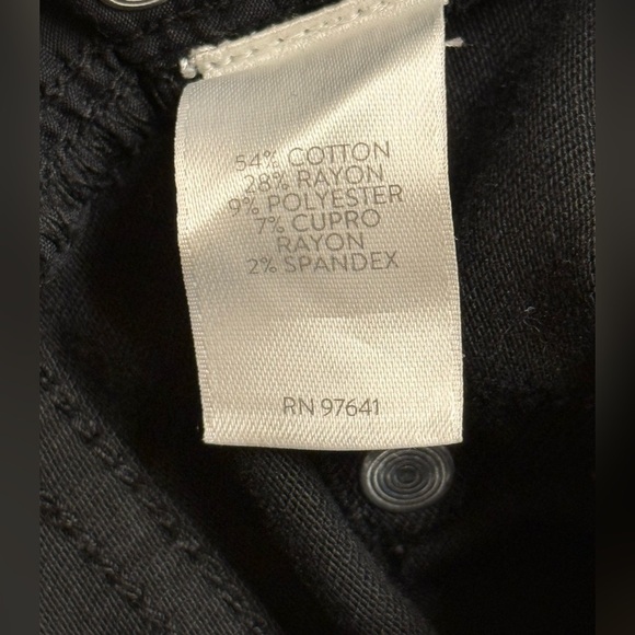 J. Jill Black Flare Wide Leg Jeans - Picture 6 of 6